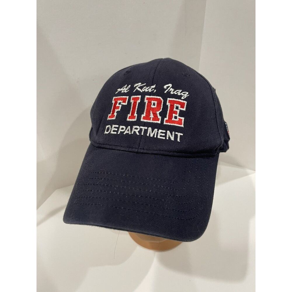 Nu-Fit Fitted Hat Men's Small Al Kut Iraq Fire Department 2007 Patriotic
